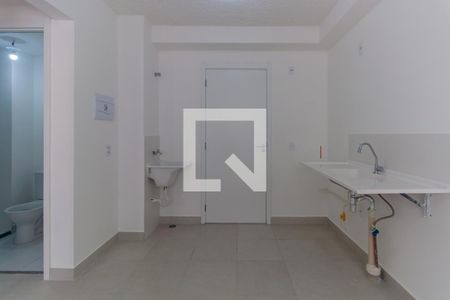 Cozinha de apartamento para alugar com 2 quartos, 32m² em Vila Graciosa, São Paulo