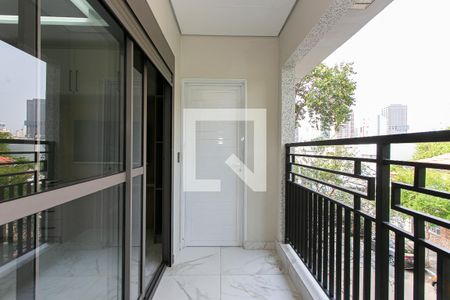 Varanda Quarto de apartamento para alugar com 1 quarto, 46m² em Vila Zilda, São Paulo