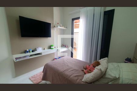 Quarto de casa de condomínio para alugar com 3 quartos, 140m² em Vila Monte Alegre, Paulínia