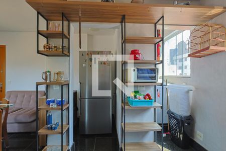 Cozinha de apartamento à venda com 2 quartos, 56m² em Santo Antônio, Belo Horizonte