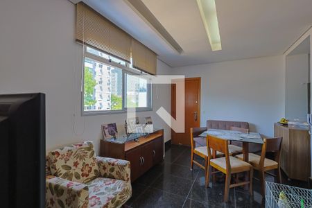 Sala de apartamento à venda com 2 quartos, 56m² em Santo Antônio, Belo Horizonte