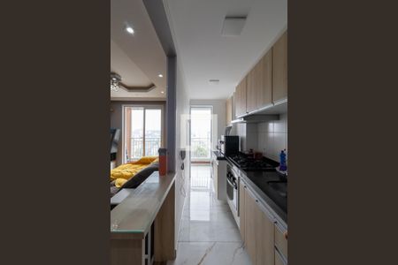 Cozinha de apartamento à venda com 2 quartos, 46m² em Vila Carmosina, São Paulo