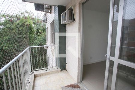 Varanda da Sala de apartamento para alugar com 3 quartos, 90m² em Tanque, Rio de Janeiro