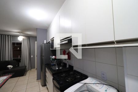 Cozinha  de apartamento para alugar com 1 quarto, 50m² em Ipiranga, Ribeirão Preto