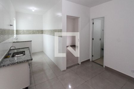 Sala e Cozinha de apartamento para alugar com 1 quarto, 26m² em Vila Antonieta, São Paulo