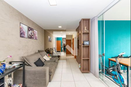 Sala de apartamento à venda com 3 quartos, 72m² em Castelo, Belo Horizonte