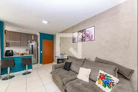 Sala de apartamento à venda com 3 quartos, 72m² em Castelo, Belo Horizonte