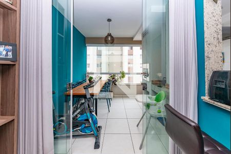 Varanda da Sala de apartamento à venda com 3 quartos, 72m² em Castelo, Belo Horizonte