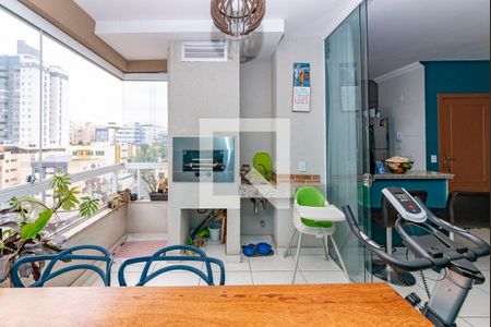 Varanda da Sala de apartamento à venda com 3 quartos, 72m² em Castelo, Belo Horizonte