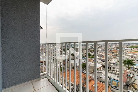 Varanda da Sala de apartamento à venda com 2 quartos, 46m² em Taboão, São Paulo