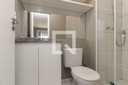 Banheiro de apartamento à venda com 1 quarto, 25m² em República, São Paulo