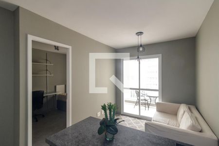 Sala de apartamento para alugar com 1 quarto, 25m² em República, São Paulo