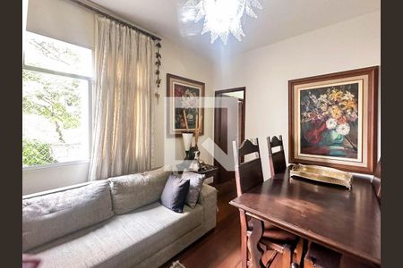 Sala de apartamento à venda com 3 quartos, 75m² em Serra, Belo Horizonte