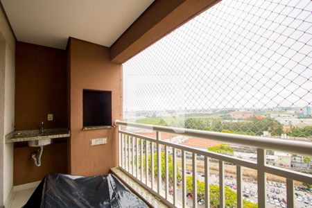 Varanda gourmet de apartamento à venda com 3 quartos, 107m² em Vila Homero Thon, Santo André