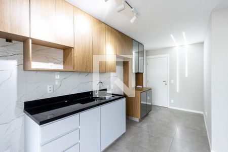 Sala/Cozinha de apartamento à venda com 2 quartos, 54m² em Barra Funda, São Paulo