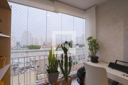 Varanda da Sala de apartamento para alugar com 2 quartos, 56m² em Belenzinho, São Paulo