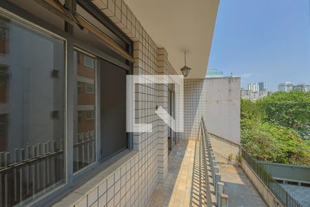 Varanda da Sala de apartamento para alugar com 4 quartos, 136m² em Serra, Belo Horizonte