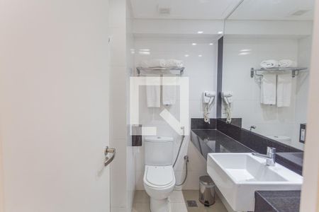 Banheiro da Suíte de kitnet/studio à venda com 1 quarto, 19m² em Nova Suíça, Belo Horizonte