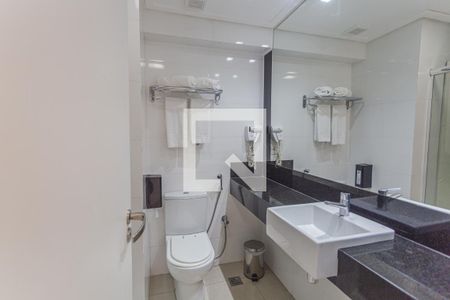 Banheiro da Suíte de kitnet/studio à venda com 1 quarto, 19m² em Nova Suíça, Belo Horizonte