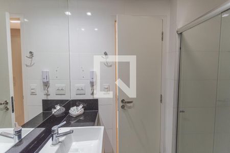 Banheiro da Suíte de kitnet/studio à venda com 1 quarto, 19m² em Nova Suíça, Belo Horizonte