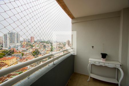 Varanda do quarto 1 de apartamento à venda com 3 quartos, 106m² em Vila Valparaíso, Santo André