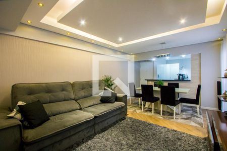 Sala de apartamento à venda com 3 quartos, 106m² em Vila Valparaíso, Santo André