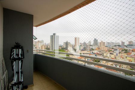 Varanda do quarto 1 de apartamento à venda com 3 quartos, 106m² em Vila Valparaíso, Santo André