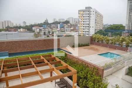 Vista da Varanda da sala de apartamento à venda com 1 quarto, 35m² em Centro, Diadema