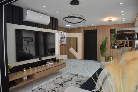 Sala de apartamento à venda com 3 quartos, 133m² em Jardim, Santo André