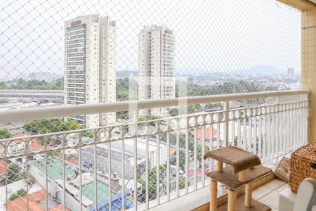 Sacada Sala de apartamento para alugar com 3 quartos, 222m² em Serra Dourada, São Paulo