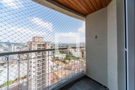 Varanda da Sala de apartamento à venda com 3 quartos, 60m² em Vila Scarpelli, Santo André