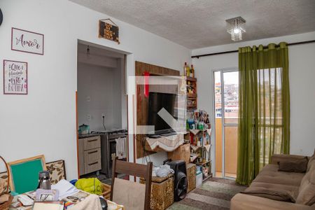 Sala de apartamento à venda com 2 quartos, 46m² em Vila Nogueira, Diadema