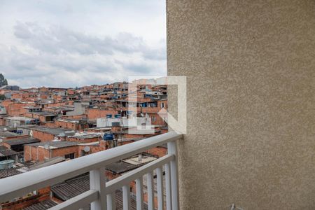 Varanda da sala de apartamento à venda com 2 quartos, 46m² em Vila Nogueira, Diadema