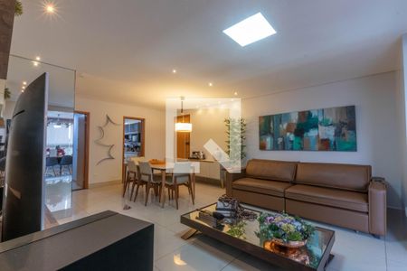 Sala de apartamento à venda com 4 quartos, 120m² em Buritis, Belo Horizonte