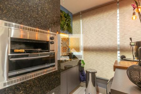 Varanda gourmet de apartamento à venda com 4 quartos, 120m² em Buritis, Belo Horizonte