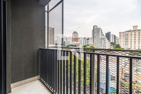 Varanda de kitnet/studio à venda com 1 quarto, 30m² em Pinheiros, São Paulo