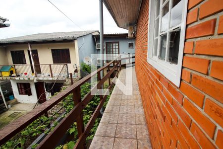 Sacada da Sala de casa de condomínio para alugar com 1 quarto, 60m² em Santa Tereza, Porto Alegre