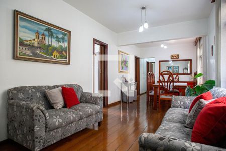 Sala de apartamento à venda com 3 quartos, 153m² em Sagrada Família, Belo Horizonte