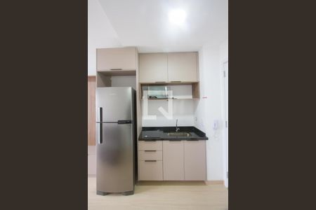 Cozinha de apartamento à venda com 1 quarto, 25m² em Santo Amaro, São Paulo