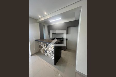 Cozinha americana de apartamento à venda com 2 quartos, 72m² em Vila da Serra, Nova Lima