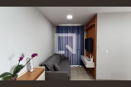 Sala de apartamento para alugar com 2 quartos, 47m² em Caguaçu, Sorocaba