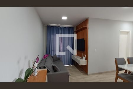 Sala de apartamento para alugar com 2 quartos, 47m² em Caguaçu, Sorocaba