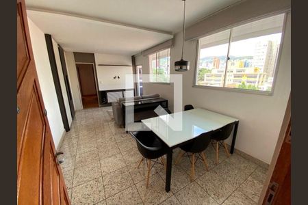 sala de apartamento à venda com 3 quartos, 93m² em São Pedro, Belo Horizonte