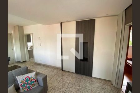 sala de apartamento à venda com 3 quartos, 93m² em São Pedro, Belo Horizonte