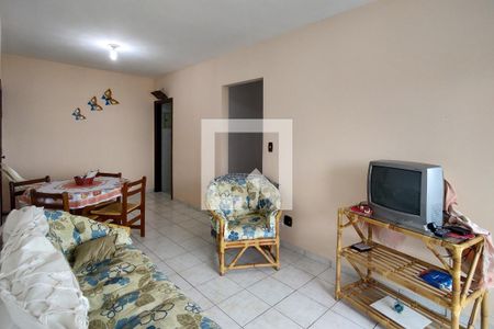 Sala de apartamento para alugar com 1 quarto, 60m² em Maracanã, Praia Grande