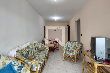 Sala de apartamento para alugar com 1 quarto, 60m² em Maracanã, Praia Grande