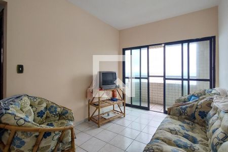 Sala de apartamento para alugar com 1 quarto, 60m² em Maracanã, Praia Grande