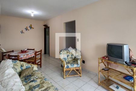 Sala de apartamento para alugar com 1 quarto, 60m² em Maracanã, Praia Grande