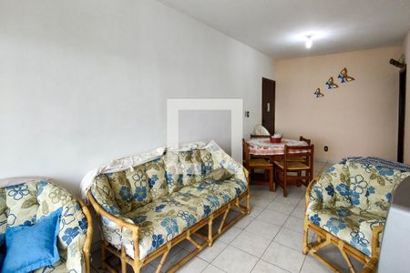 Sala de apartamento para alugar com 1 quarto, 60m² em Maracanã, Praia Grande