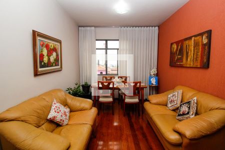 Sala de apartamento à venda com 3 quartos, 90m² em Graça, Belo Horizonte